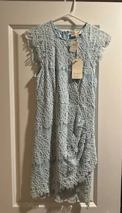 dress wedding guest medium baby blue color never worn brand new tags on dress - Picture 1 of 2