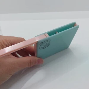 Vintage Lucite Cigarette Case Pale Blue & Pink, Handmade, Sliding Lid 1930s/40s - Picture 1 of 14