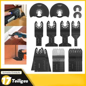 17X Multifunktionswerkzeug Zubehör Sägeblatt Multitool Werkzeug Set Für Einhell - Imagen 1 de 13