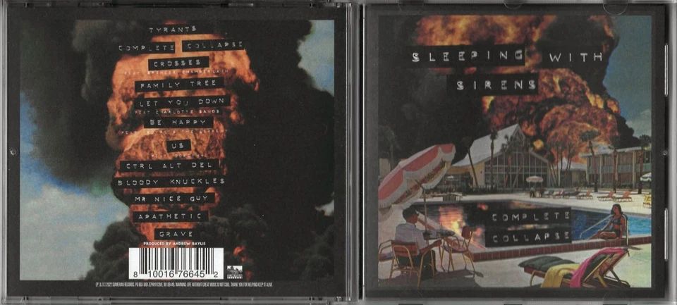 SLEEPING WITH SIRENS - COMPLETE COLLAPSE [CD, 2022 SUMERIAN] - Bild 1 von 1