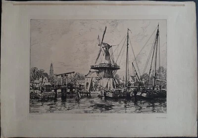 A Haarlem (Hollande) par Maxime Lalanne la revue L’art 1878 Imp. Liénart - Photo 1/2