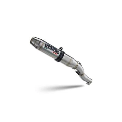 Marmitta slip-on GPR deeptone inox omologata per Suzuki 200 RV VanVan 2016-2017 Foto 1 de 4