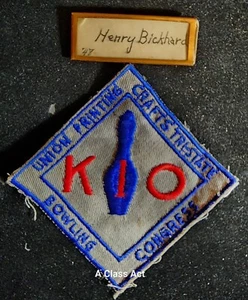 Union Printing Crafts Tri-state Bowling Congress Patch KIO 1948 Vintage T6792 - Picture 1 of 5