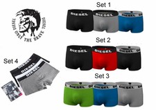 Diesel Herren Boxershorts Unterhosen 3er Pack