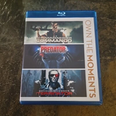 Commando, Predator, & The Terminator (Blu-ray, 2012, 3-Disc Set) - Image 1 of 4