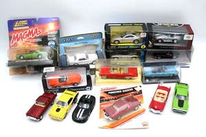 15pc 1/43 "O" "S" Gauge Train Diorama Modern Vintage Metal Cars Maisto Ertl Dink - Picture 1 of 10