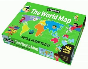 FunFacts - Book & Jigsaw - The World Map - Bild 1 von 4