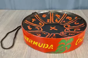 Vintage Bermuda Calypso steel drum, hand made & painted instrument - Picture 1 of 9