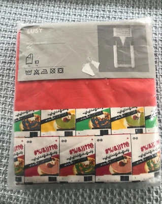 NUEVO 2008 Ikea LUSY Sigga Heimis 100 % algodón doble funda de edredón y funda de almohada Foto 1 de 4