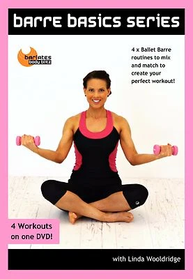 Ballet Barre Beginner Friendly EXERCISE DVD - Barlates BARRE BASICS 4 workouts! - Image 1 of 2