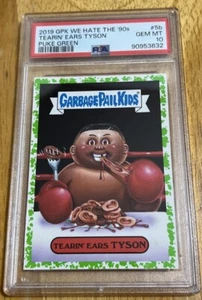 2019 GPK Tearin Ears Tyson #5b Puke Green PSA 10 Gem MT - Picture 1 of 1