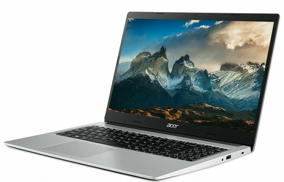 Acer Aspire 3 15.6 Inch AMD 3020e 8GB RAM 1TB HDD Windows Laptop - Silver - Image 1 of 4