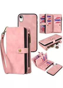 TwoHead for iPhone XR Wallet Case,Leather All-Round Shockproof📦 - Picture 1 of 5