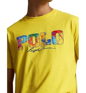 Polo Ralph Lauren Classic Fit Logo Jersey T-Shirt XXL Yellow 710901158004 - Bild 1 von 5