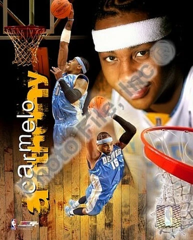 CARMELO ANTHONY "Denver Nuggets" LICENSED poster print 8x10 photo Cover