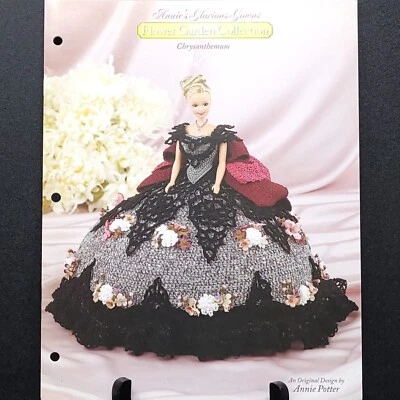 Annies Glorious Gowns Chrysanthemum Crochet Pattern Flower Garden Collection - Image 1 of 2