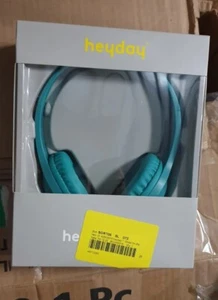 Heyday Headphone Over-the-Ear Wired Plug 3.5mm with Built-In Microphone - Green - Bild 1 von 5
