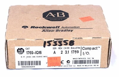 Allen Bradley 1769-IQ16/A 16Pt Input Module for Compact System *SEALED & NEW* - Image 1 of 2