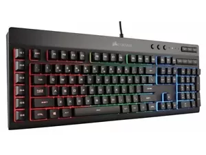 Corsair K55 RGB CH-9206015NA Backlit LED lights Wired Gaming Keyboard CHERRY MX - Picture 1 of 3