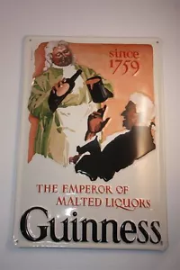 3D Blechschild Guinness Bier 20x30 cm " SINCE 1759 MALTED " Irland Tin Sign - Bild 1 von 1