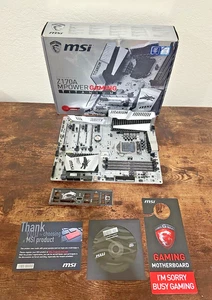 Scheda madre MSI Z170A MPOWER GAMING TITANIUM Edition - SOLO scheda madre e scatola - - Foto 1 di 12