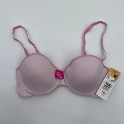 Fruit of The Loom T-Shirt Bra Size 34C Just Pink Removable Straps Wired Padded - Image 1 of 4