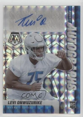 2021 Panini Mosaic Rookie Auto Mosaic Levi Onwuzurike #RA-100 Auto RC - Image 1 of 2