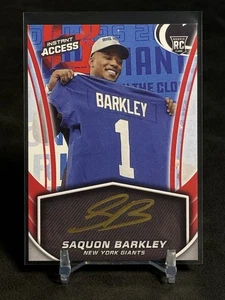 2018 Panini Instant Saquon Barkley Rookie RC Gold Ink Auto /25 Giants Eagles - Bild 1 von 3