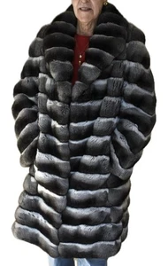 Birger Christensen Chinchilla Fur Coat Jacket M/L NEW  MSRP $20000 - Picture 1 of 12