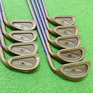 PING Set di ferri destri EYE2 + albero 3-9,W,S Tour Viola - Foto 1 di 8