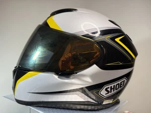 Shoei RF-1100 Chroma TC-3 Yellow and Black Racing Motorcycle Helmet Size M - Picture 1 of 16