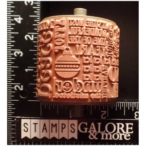 Stampin' Up! Rund Rad Stempel JUMBO WEIHNACHTEN WORTE HOHO NOEL #C2C - Bild 1 von 4