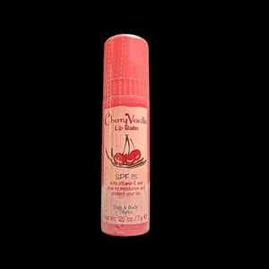 Bath & Body Works - Cherry Vanilla Lippenbalsam - LSF 15 - 0,25oz - versiegelt - Bild 1 von 5