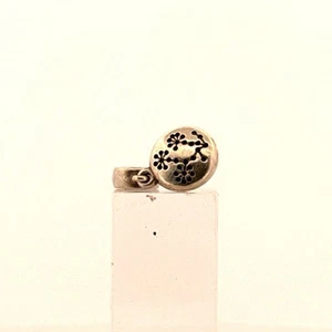Pandora Silver Dangle Lucerne Flower Breast Cancer Charm 790522 - Picture 1 of 22