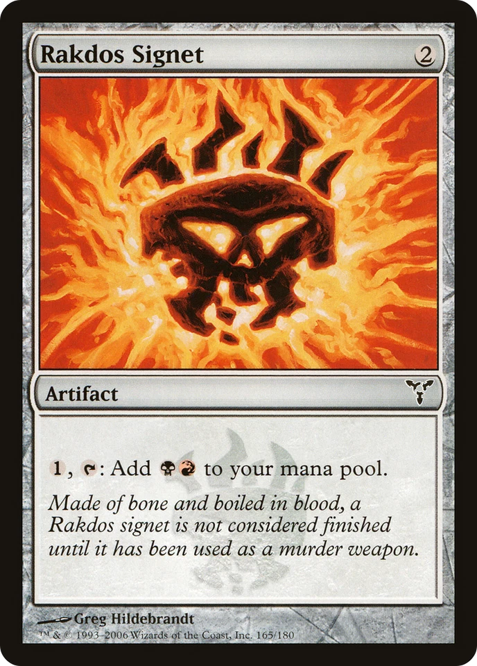 Rakdos Signet #165 (MP) Dissension DIS Magic MTG - Image 1 of 1