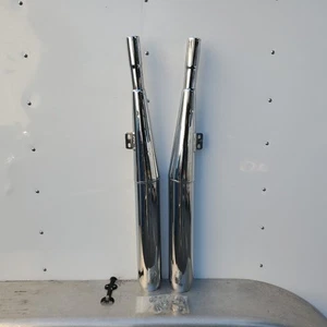 BMW Airhead R75 R80 Exhaust Silencer Muffler Pipe 38mm  Aftermarket  - Picture 1 of 16