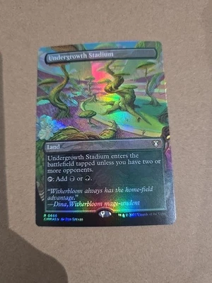 Undergrowth Stadium - MTG - Commander Masters - Borderless Foil - Card 666 - Image 1 of 2