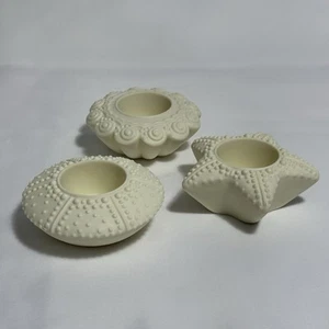 Partylite Sea Drifters Tea Light Candle Holders Set of 3 P7103 - Picture 1 of 6
