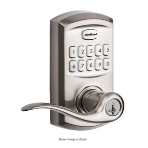 Kwikset SmartCode 917 Satin Nickel Keypad Electronic Single-Cylinder Tustin Door - Picture 1 of 5