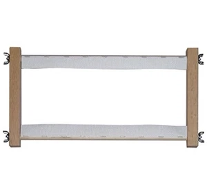 E-Z Stitch Needlework Scroll Frames Oak 10x18” Embroidery - Picture 1 of 1