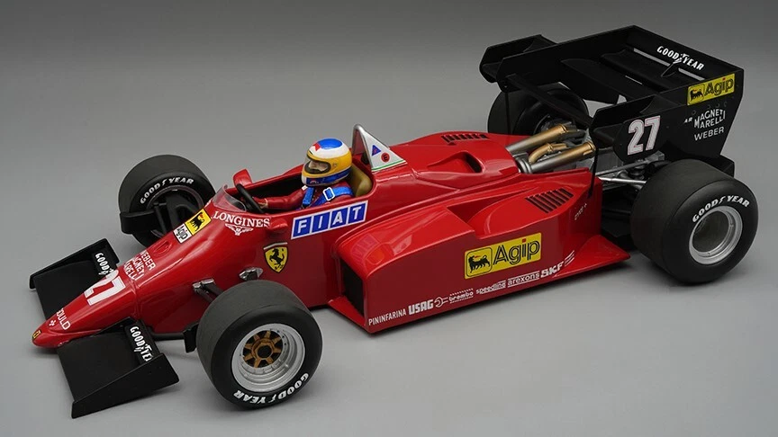 Modellino auto formula 1 F1 scala 1:18 Tecnomodel FERRARI 126 C4-M2 EUROPEAN GP - Immagine 1 di 1