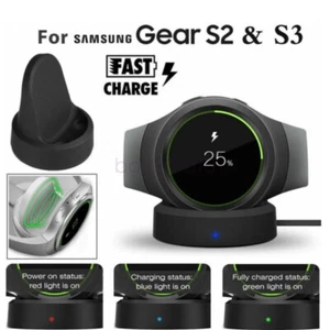 Wireless Charger For Samsung Gear S3 Frontier S3 Classic Gear S2 Smart Watch HQ - Picture 1 of 12