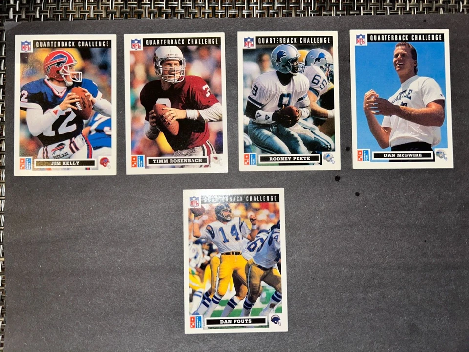 1991 UPPER DECK DOMINO'S PIZZA QUARTERBACK CHALLENGE FOOTBALL CARDS YOU CHOOSE - Image 1 of 1