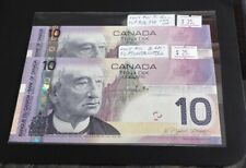 Canada 2005 $10 GEM UNC 2 Consecutive Notes ※ Journey Series