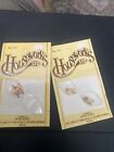 Houseworks Dollhouse DRAWER PULL #1117 1/12 Scale Lot of 2 Brass