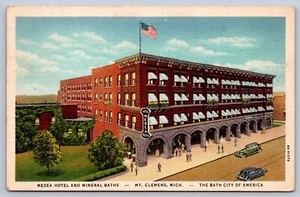 Mt. Postal de hotel y baños minerales Clemens Michigan Medea - Imagen 1 de 2