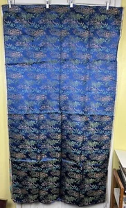 Vintage Mei Wah Hong Kong Chinese Brocade Jacquard Fabric 32” x 127” - Picture 1 of 6