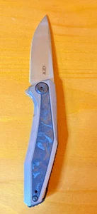 ZERO TOLERANCE 0470 3.25 " 20CV, TITANIUM HANDLE, CARBON FIBER INSERT - Picture 1 of 6