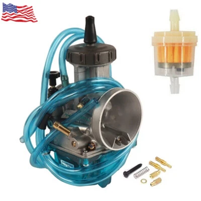 Carburador PWK 38MM para Kawasaki KX125 KX250 Suzuki RM125 RM250 - Imagem 1 de 4