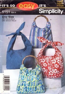 It's So Easy It's Simplicity ~ 5151 Bolso/Saco Talla Única ~ 11 x 12" ~ (28 cm x 30,5 cm) - Imagen 1 de 6